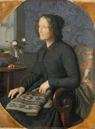 Henri-Pierre Picou Portrait of Mrs. Henri-Jean Pierre Picou, mother of the artist